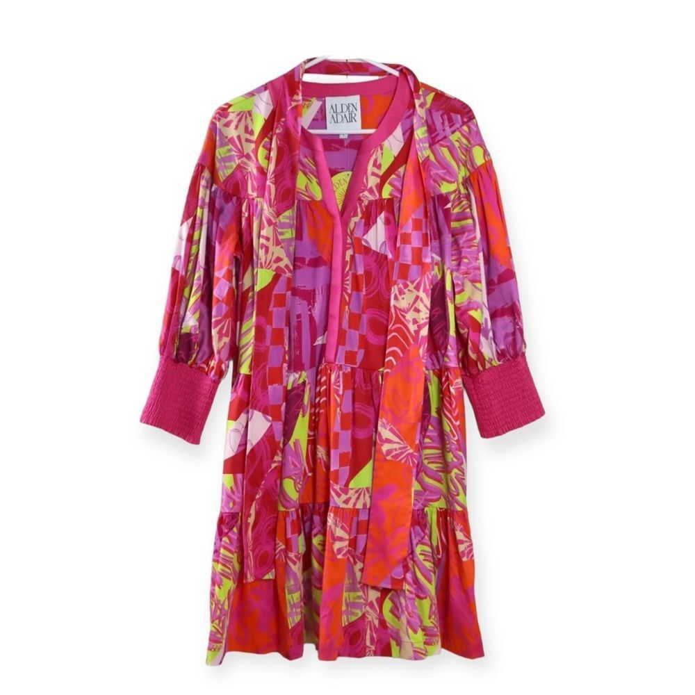 Alden Adair Charlotte Dress in Crazy Crush, NWT, Size S - Picture 5 of 8